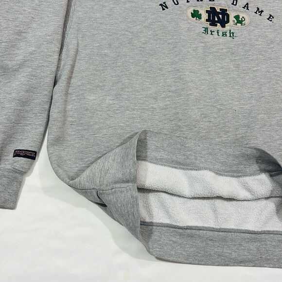 Vintage Embroidered Notre Dame Fighting Irish Crewneck Sweater - Picture 3 of 6